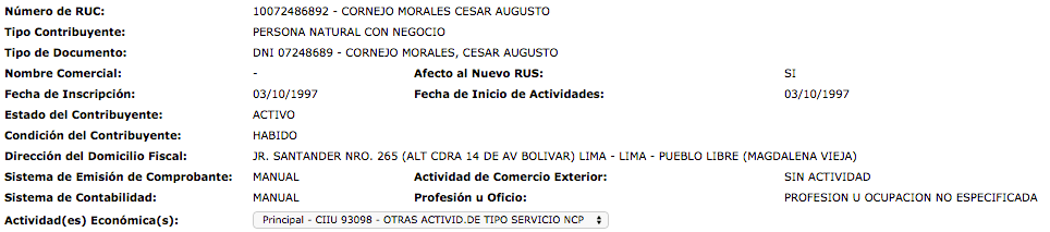 Captura de pantalla 2014 12 02 a las 1.30.40 Las boletas de Ventas – Gasto Deducible para el Impuesto a la Renta