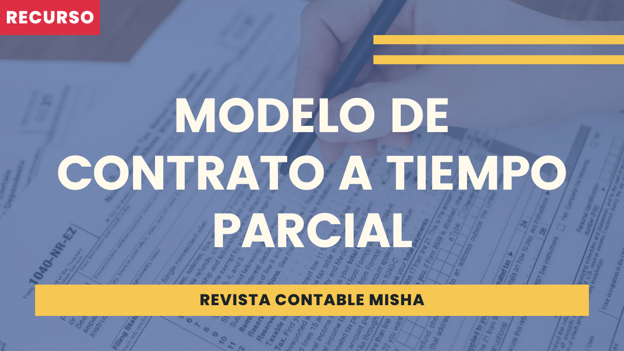 Modelo De Contrato A Tiempo Parcial Noticiero Contable