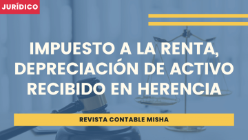 depreciacion recibido herencia
