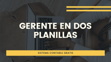 Gerente en dos planillas