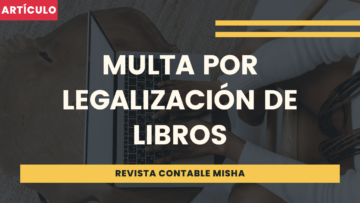 Multa por Legaliacion Libros