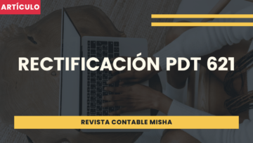 rectificacion PDT 621