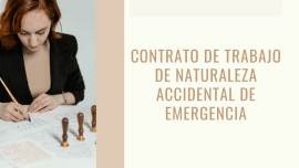 Contrato Naturaleza Accidental Emergencia