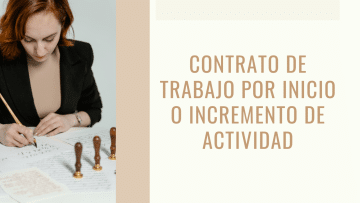 Contrato Trabajo Inicio o Incremento Actividad