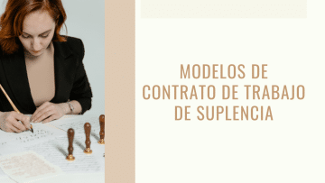 Modelos Contrato Trabajo Suplencia