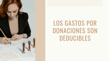 gastos por donaciones