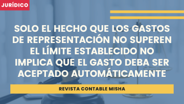 gastos representacion limite