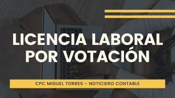 Licencia Laboral por Votación