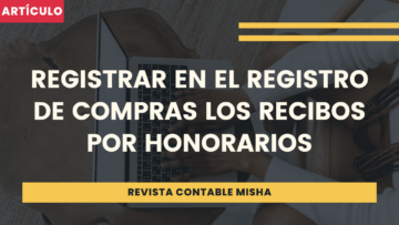 registro de compras recibos por honorarios