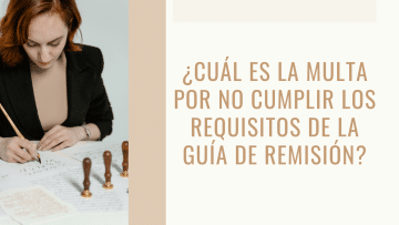 guia de remision multa