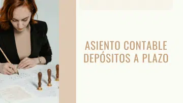 asiento contable depositos a plazo