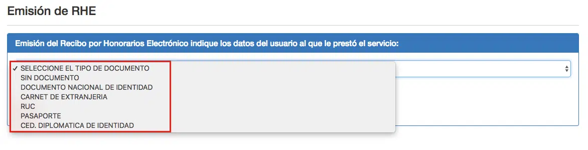 emision RHE emision RHE