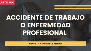 accidente de trabajo enfermedad profesional