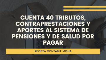 asiento contable de la cuenta 40