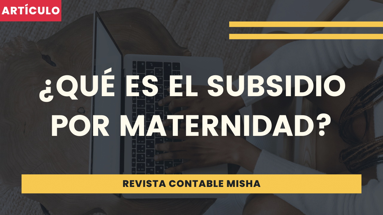 ¿Qué Es El Subsidio Por Maternidad? - Noticiero Contable