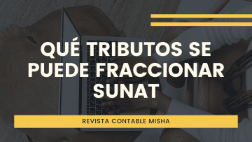 tributos que se pueden fraccionar