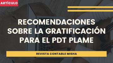 recomendaciones gratificacion plame