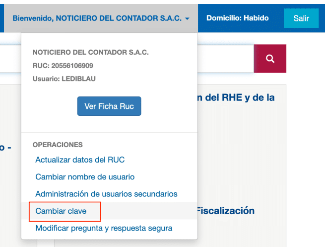 Sunat Operaciones En Línea Clave Sol Noticiero Contable