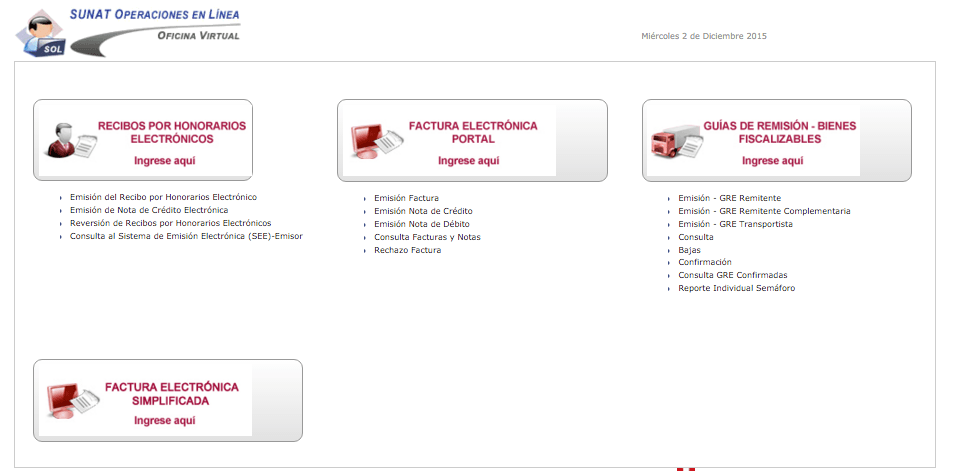 factura electrónica simplificada