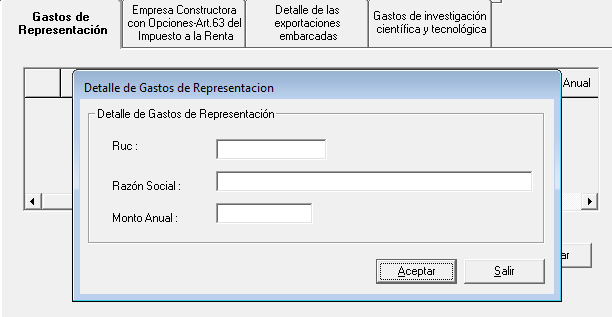 gastos representación