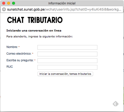 CHAT TRIBUTARIO