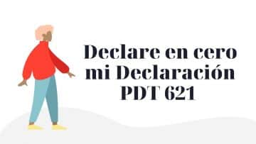 Declare en cero mi declaracion pero si tuve ventas