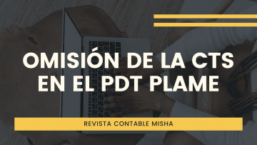 omision CTS en el PDT PLAME