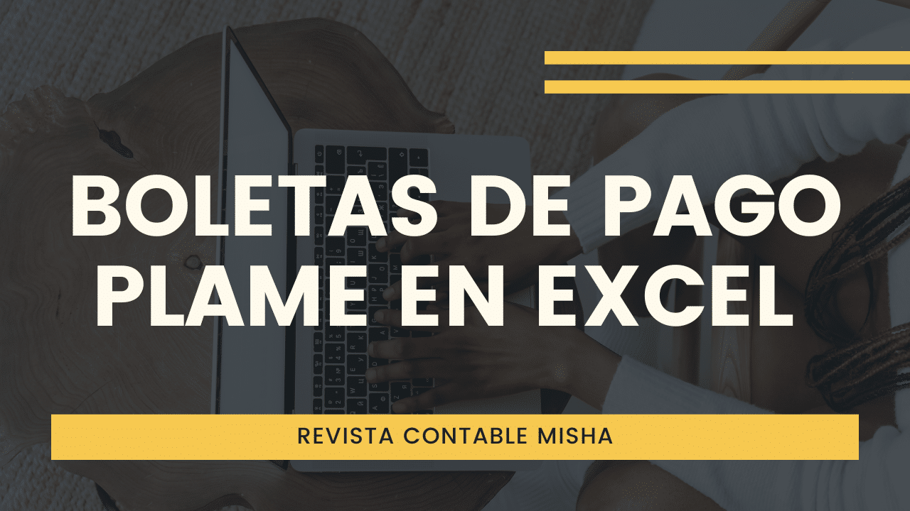 Boletas de Pago PDT PLAME en Excel 2024 Noticiero Contable