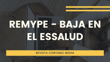 REMYPE baja de Essalud