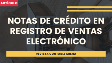 notas de credito en registro de ventas