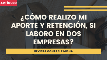 como realizo aporte y retencion