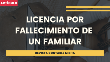 licencia por fallecimiento familiar
