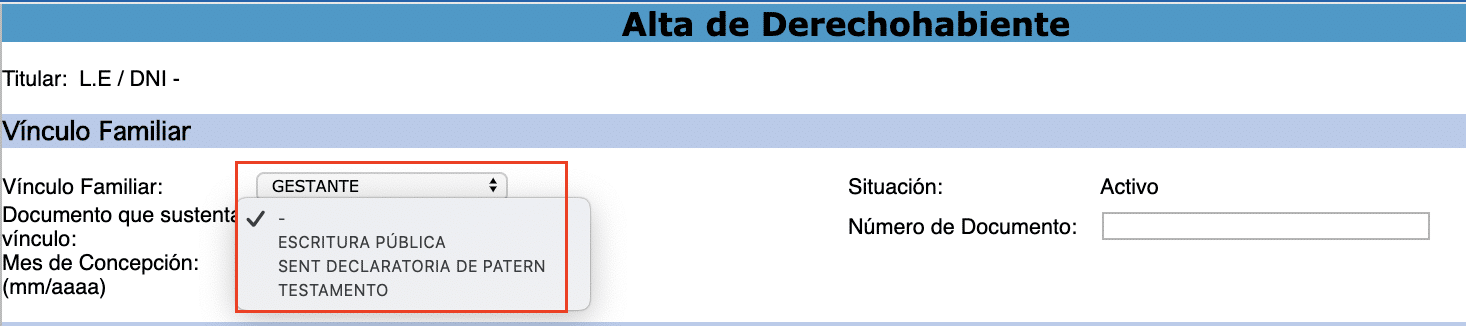 Derechohabiente – Hijo Extramatrimonial