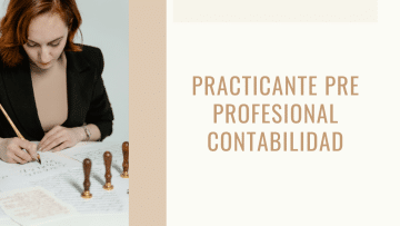 practicante pre profesional contabilidad