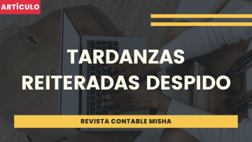 tardanzas reiteradas despido