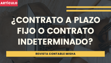 contrato a plazo fijo o indeterminado