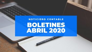 Modelos Boletines Abril 2020