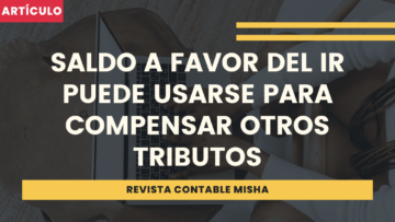 saldo a favor impuesto a la renta compensacion