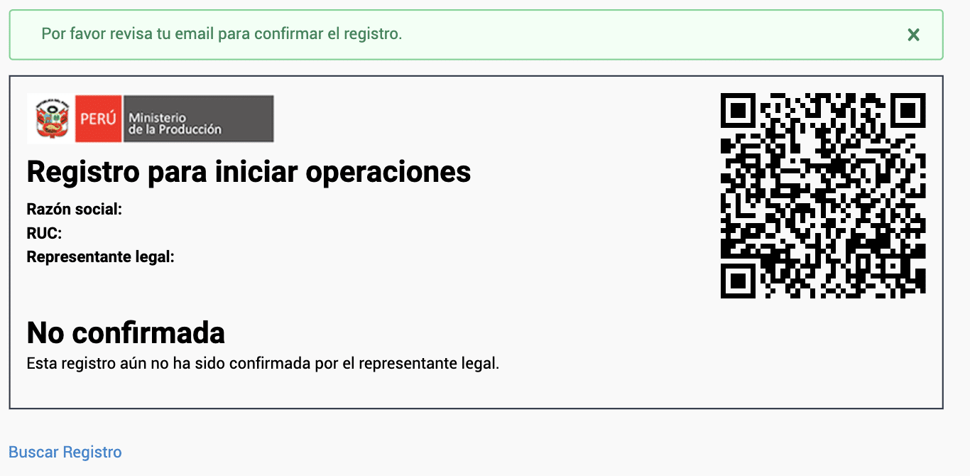 Registro de Empresa Reinicio de Actividades