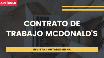 contrato de trabajo Mcdonald's