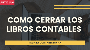 como cerrar libros contables