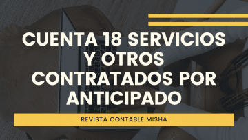 cuenta 18 servicios contratados por anticipado