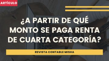 pago de impuesto cuarta categoria