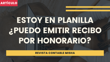 estoy en planilla recibo por honorarios