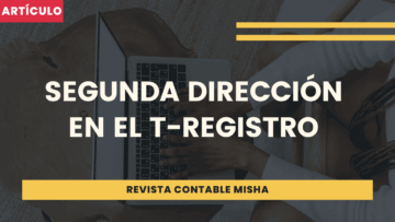 segunda direccion t-registro