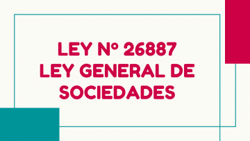 Ley general de sociedades-Ley 26887