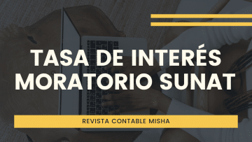tasa de interes moratorio SUNAT