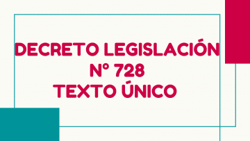 decreto legislativo 728-texto unico