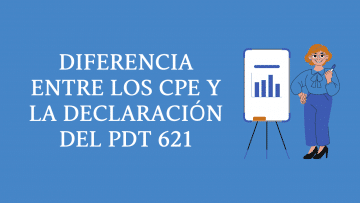 Diferencias entre los CPE y la declaracion del PDT 621