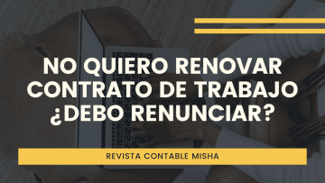 no quiero renovar contrato